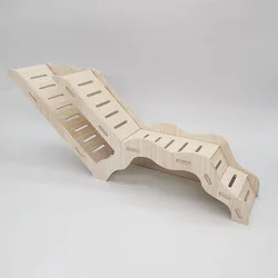 Multi Functional Wooden Landscape Avoidance Equipment Underground Cave Hamster Golden Bear Dwarf Shelter House Pet Furniture