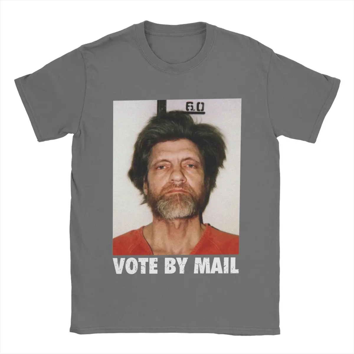 Men Vote By Mail Ted Kaczynski T Shirt 100% Cotton Clothes Vintage Short Sleeve Round Collar Tee Shirt 4XL 5XL T-Shirts