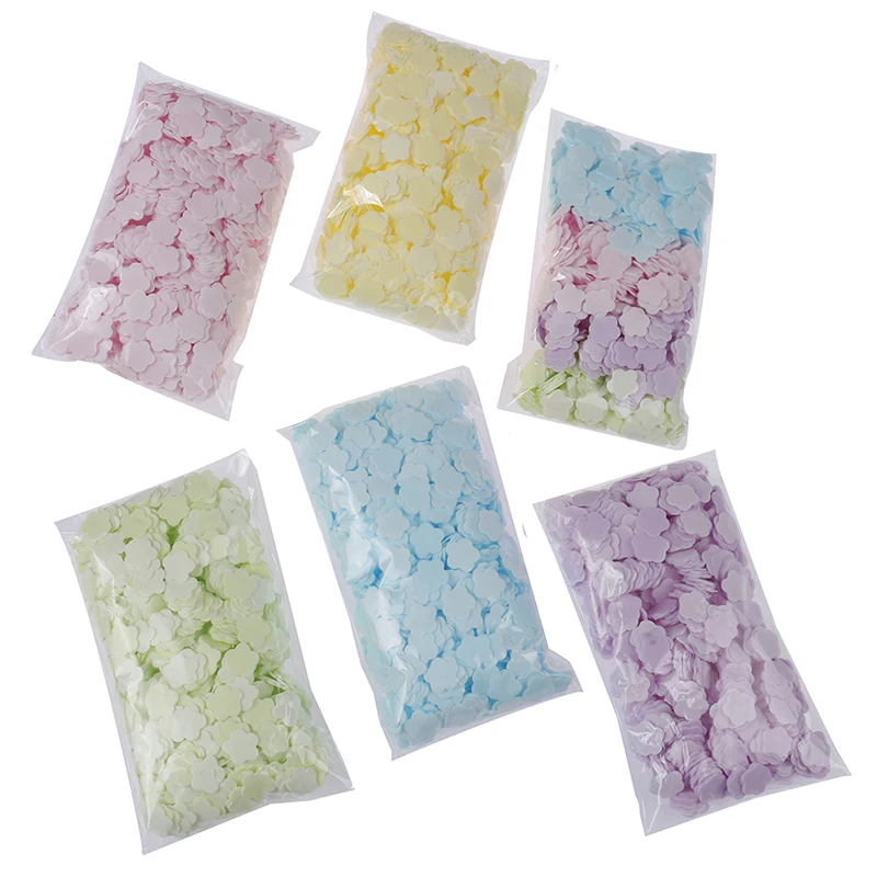 Savons en papier portable pour le lavage des mains, petits papiers de Regina, tranche parfumée, bain de voyage, mousse parfumée, 1000 pièces par sac