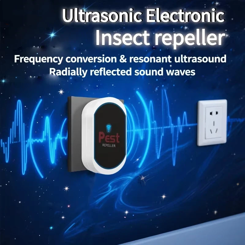 Ultrasonic Electronic Insect Repellent And Mouse Repellent Household Insect Repellent Mini Silent Safe Plug Electric 2026 New