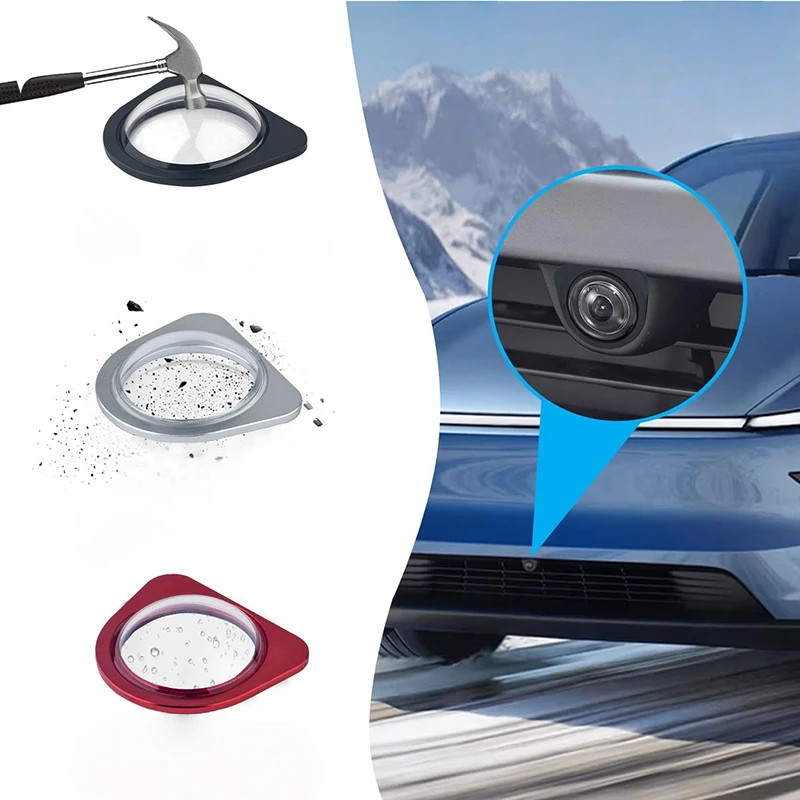 

Защитная пленка для передней камеры Tesla Model Y/3/YL, защитное стекло из закаленного стекла, устойчивое к царапинам, антиблик, аксессуары для автомобиля