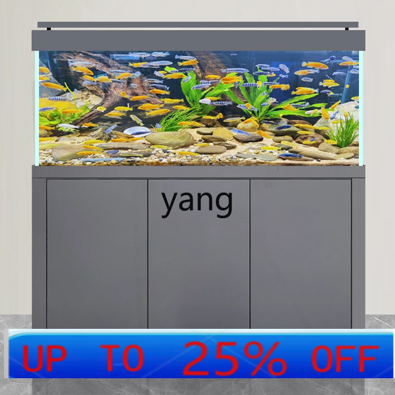 

Безводный ультра-белый аквариум LMM для дома и офиса, большой, для морских рыбок, с донным фильтром