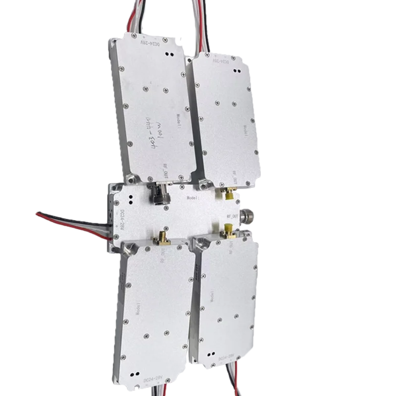 50W GAN RF Module 200-300MHZ 500-700MHZ 900-1000MHZ 2400-2500MHZ 3300-3500MHZ 4000-4200MHZ 5.8G 6000-6500MHZ 7000MHZ