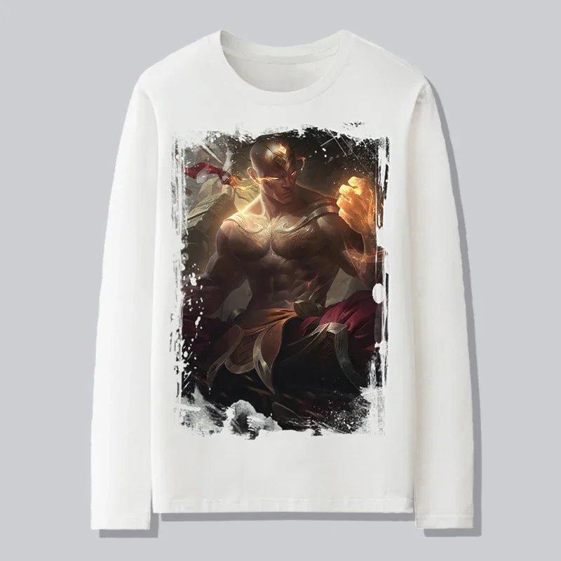 US S14 League of Legends Msi Trend Autumn Winter Crew Neck Hoodie Cotton Printed Men's and Women's Sweater Yasuo Kaisa Fizz Top