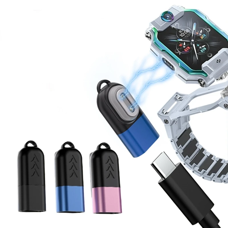 Adattatore per caricabatterie USB tipo C per smartwatch per bambini Per orologio imoo Z6A/Z6S/Z6Pro/Z7S/Z7/Z7A/Z8/Z8A/Z9/Z10/Z11