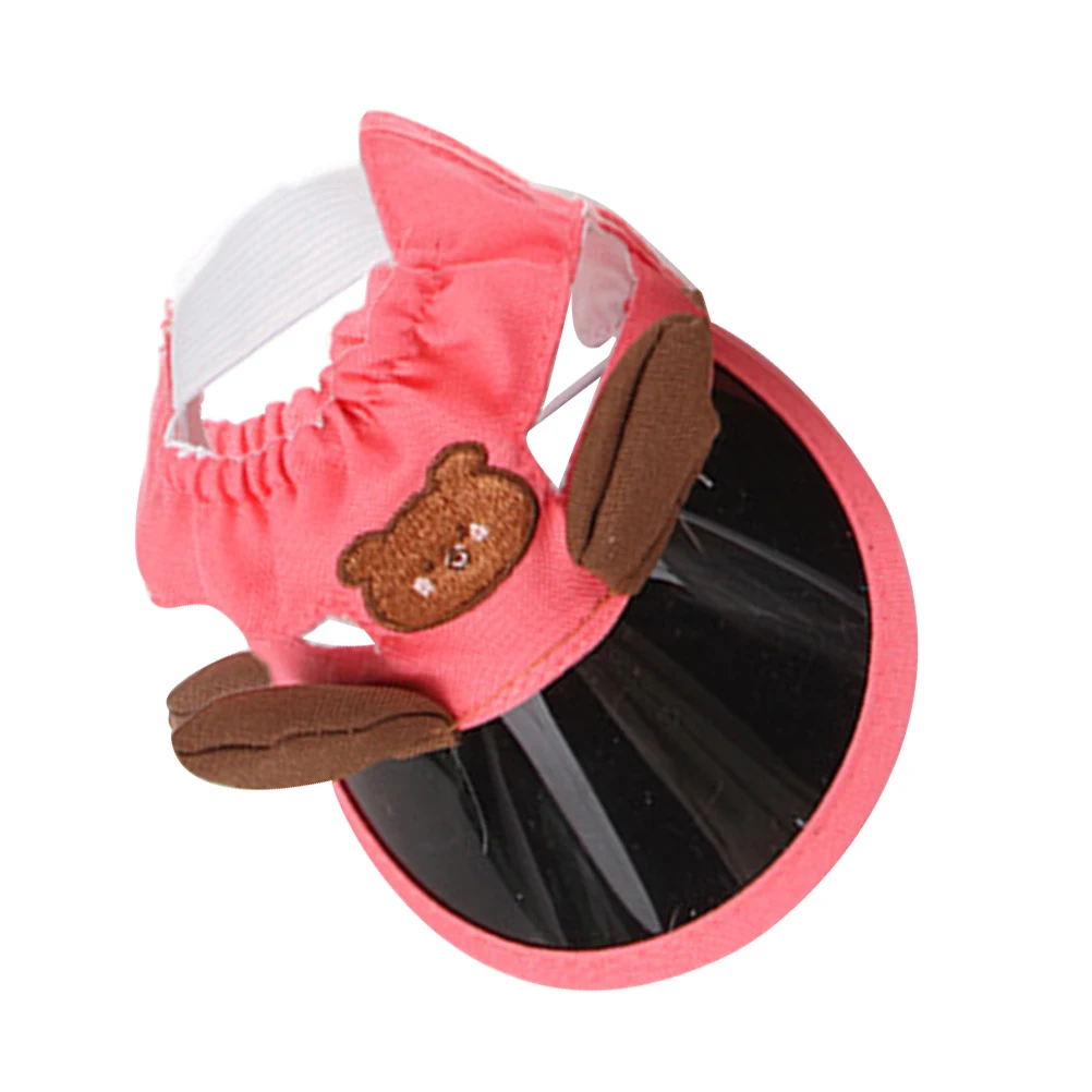 

Pet Sun Hat Birthday Outdoor Delicate Puppy Decorative Pvc Dog Party Hats Cosplay