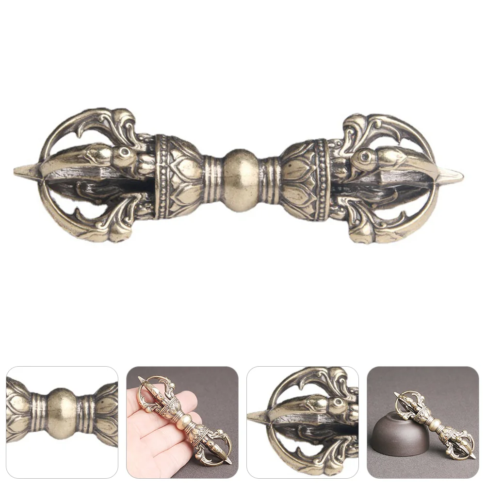 Демон пестик латунное ремесло украшение дома орнамент офисный амулет ретро Дхарма фэн-шуй