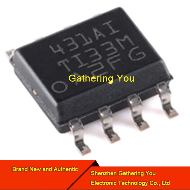 Autêntico TL431AIDR SOP8 Adj Shunt, novo, autêntico