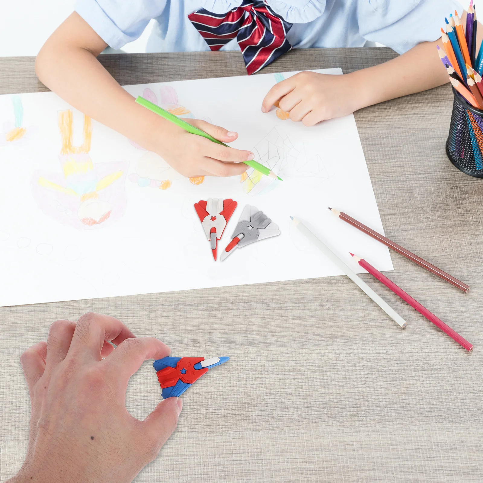 

18Pcs Cartoon Helicopter Erasers Pencil Erasers Small Eraser Gifts Durable Tpr School Supplies Small Eraser Gifts