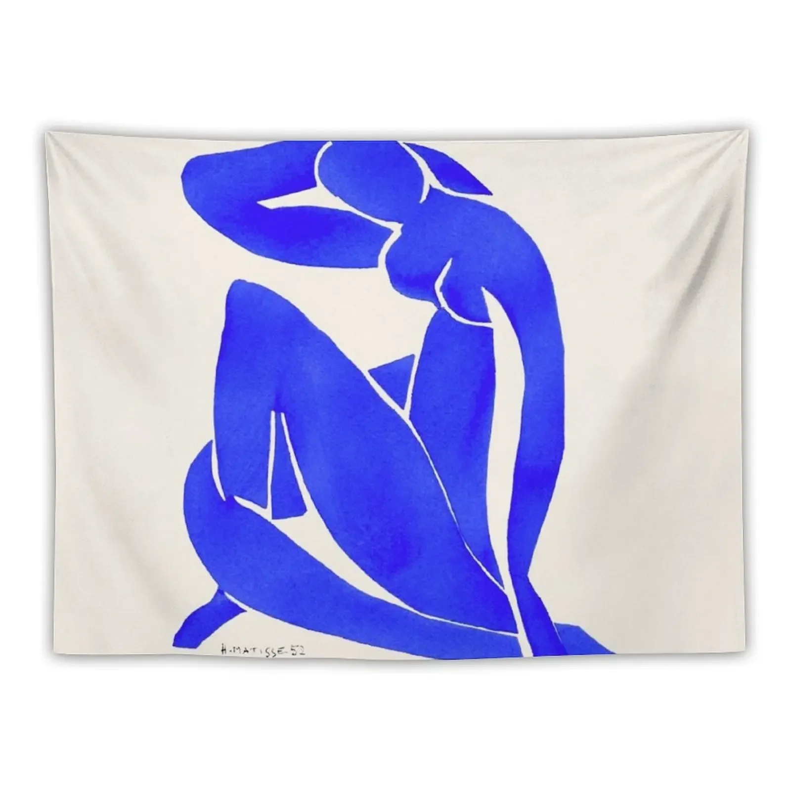 

Nu Bleu -Matisse Tapestry Carpet On The Wall Living Room Decoration Outdoor Decoration Tapestry