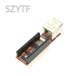 ENC28J60 Ethernet Shield V1.0 For Arduino Compatible Nano 3.0 RJ45 Webserver Module