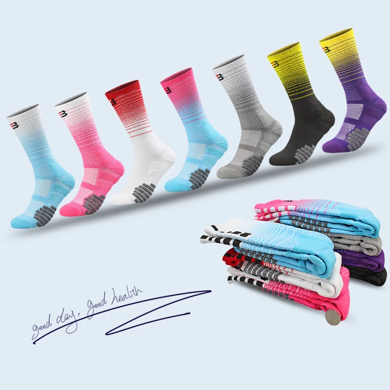 Anti-Rutsch-Fußball-Socken Männer Frauen rutsch feste Fußball-Basketball-Tennis-Sports ocken greifen Radsport-Reit socken