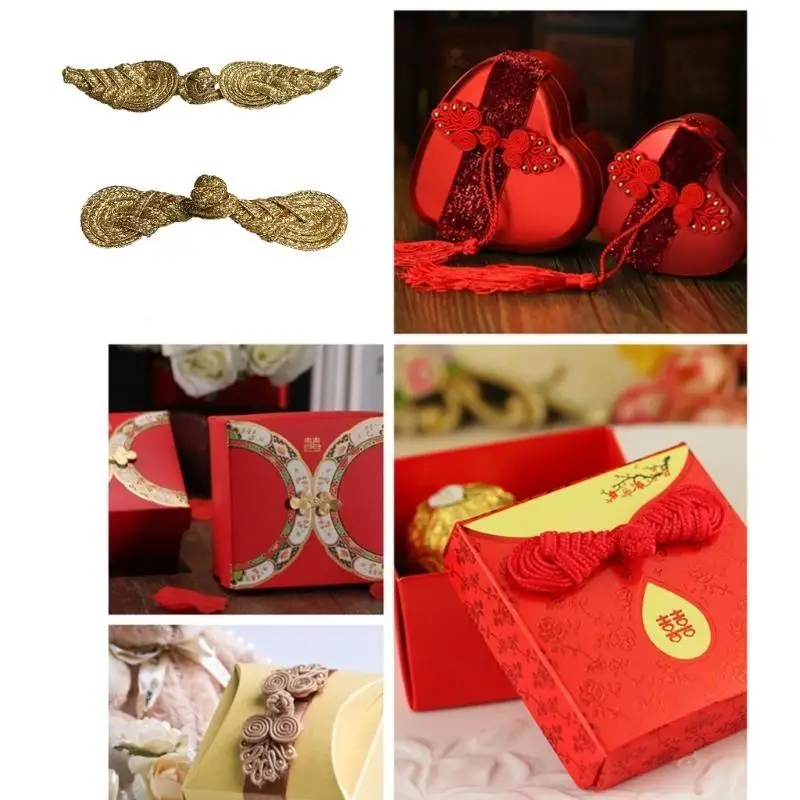 

652F Chinese Closure Buttons for DIY Enthusiasts Cheongsam Accessories Sew On