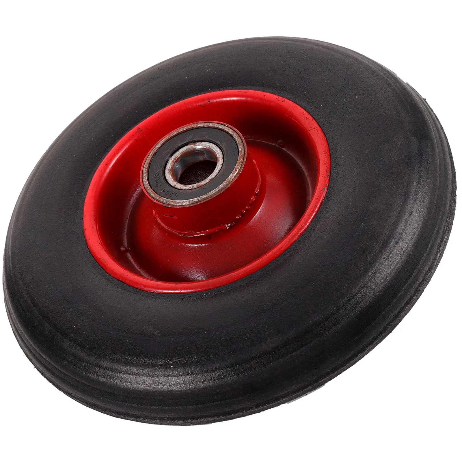 Garden Cart Solid Rubber Wheel Puncture Proof Replacement Tire Durable Quiet Wheelbarrow Trolley Wheel