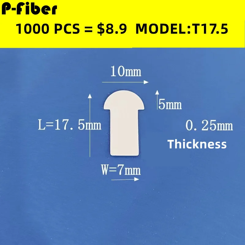 1000 PCS Customized various sizes of PET, PVC battery insulation sheet, gasket, meson, button 5 # and 7 # separator