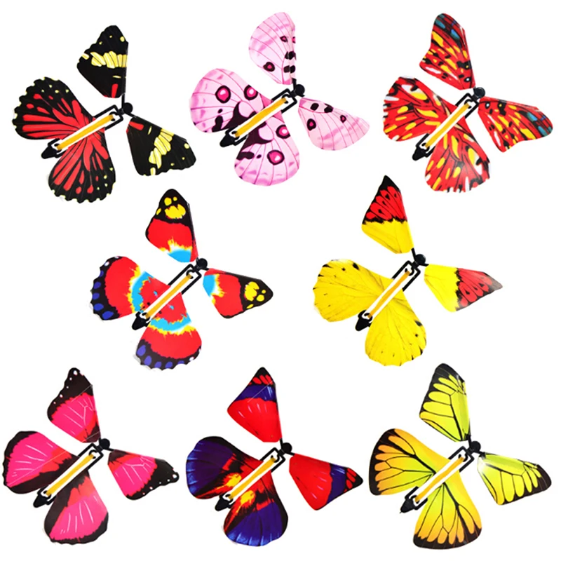 

1Pc Card Magic Flying out Butterfly Surprise Magic Props Mystical Trick Toy Gift