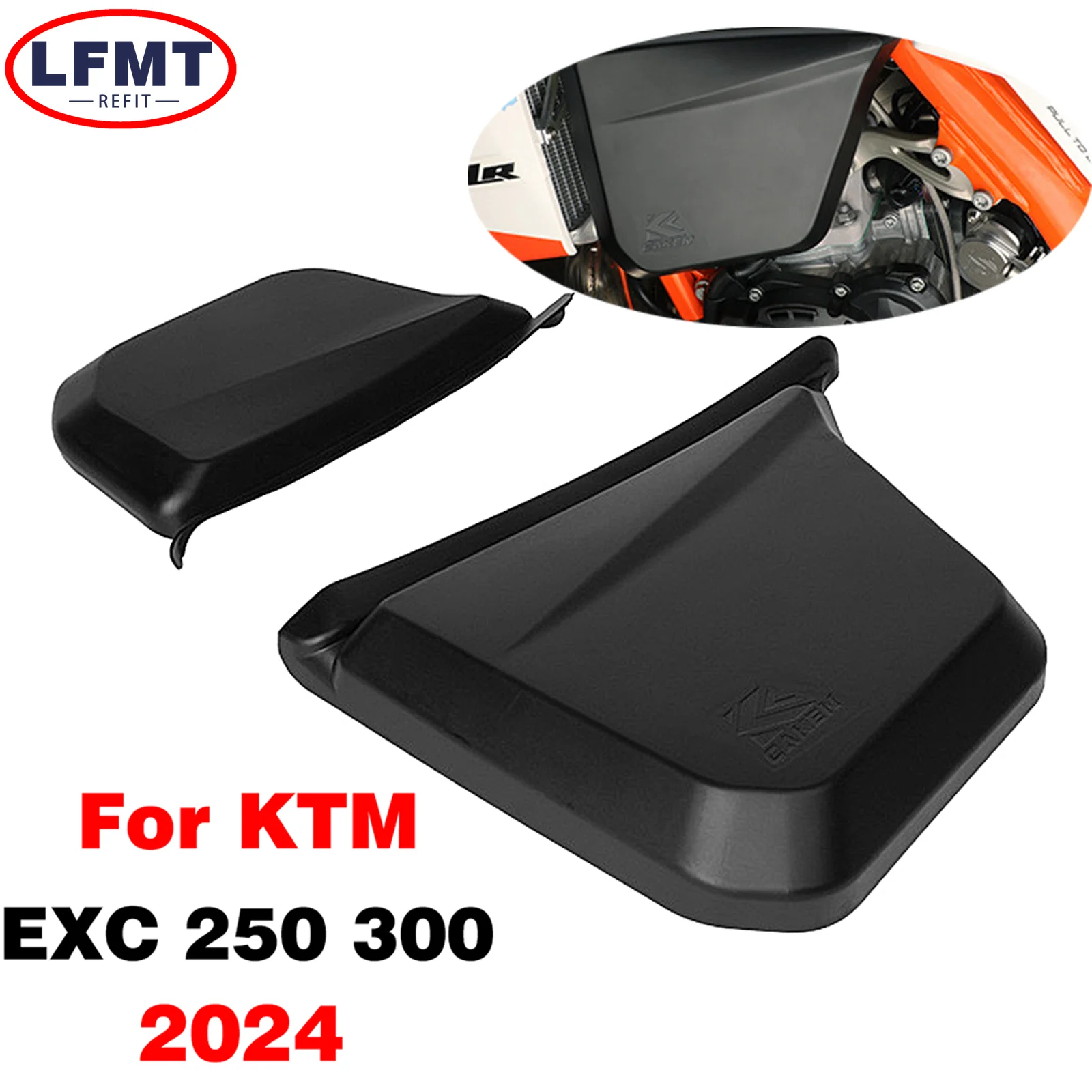 

NEW Motorcycle Oil tank left and right protective cover shell For KTM EXC300 EXC250 EXC 250 300 250EXC 300EXC 6D SIX DAYS 2024