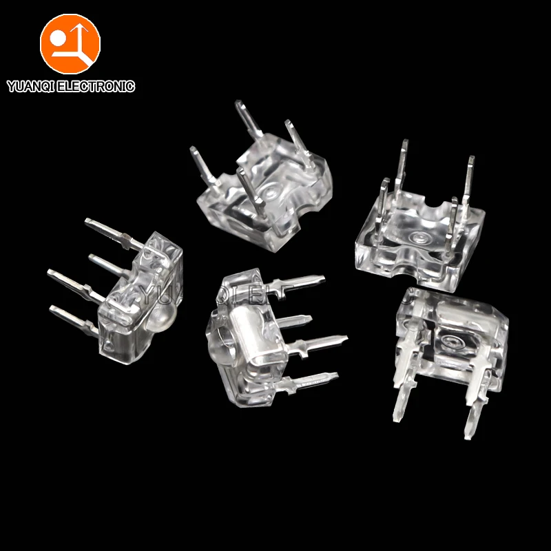 10pcs 3mm F3 Piranha LED White Red Blue Green Yellow Amber Clear 3mm LED Diode Light Emitting Diode 4-pins Diodes Brightness