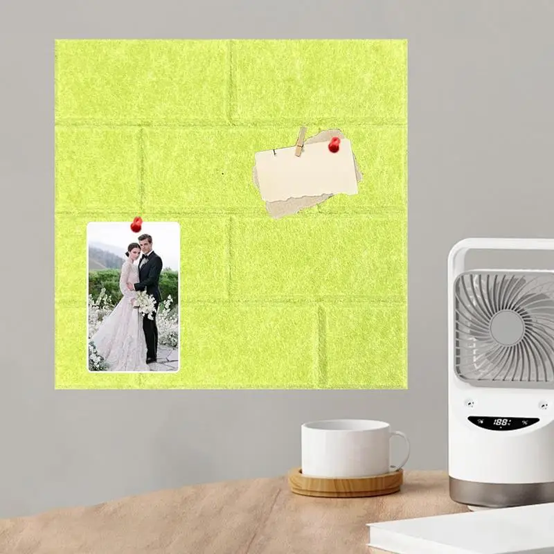 Wand-Pinnwände, klebrige Filz-Anschlagtafel für die Wand, abnehmbare sichere Heimdekoration für Erinnerungen, Reisepläne, Kalender, Post