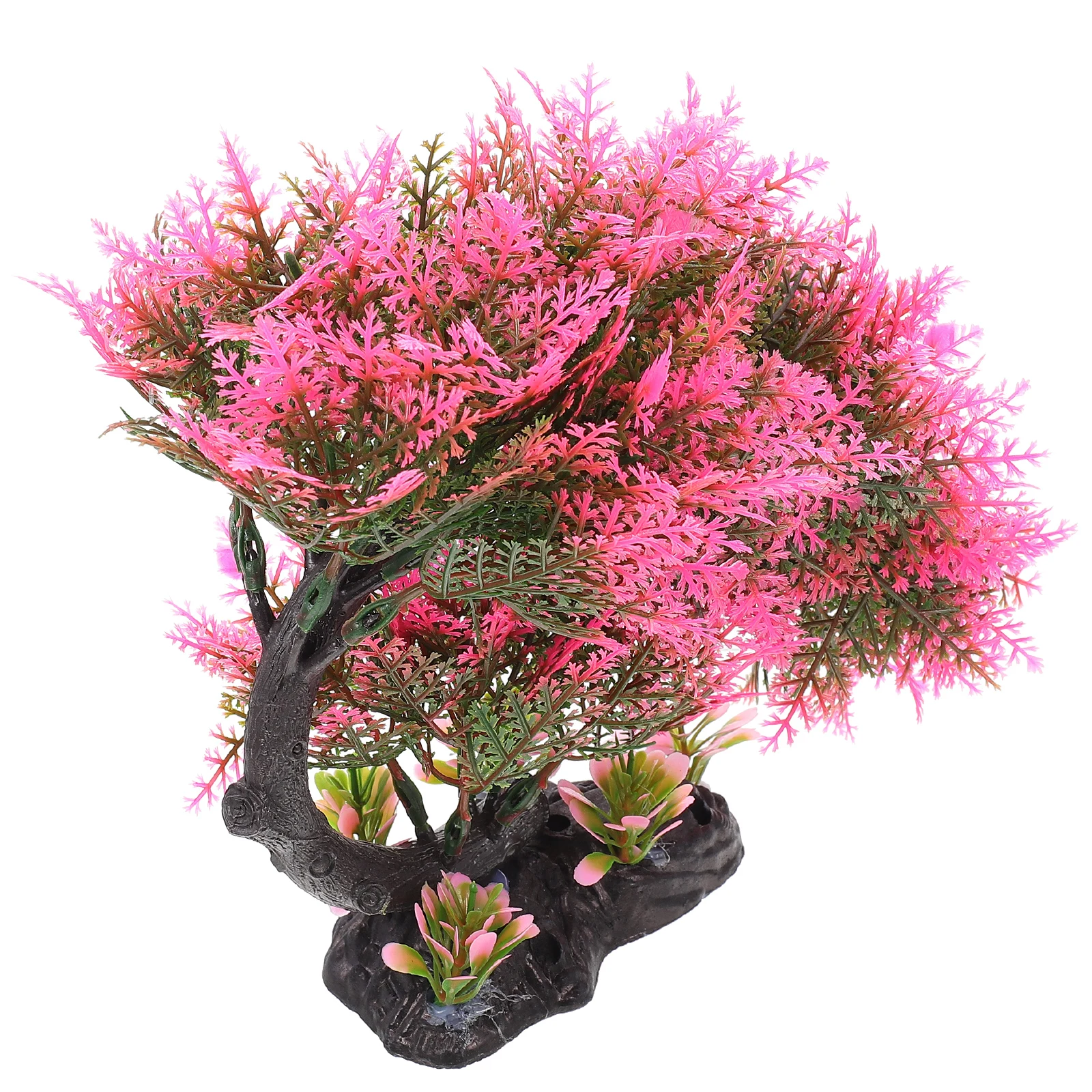 

Stylish Decorative Artificial Imitated Fish Tank Accessory Vivid Ornament Desktop Decor Supply Landscape Simulated Natural Style