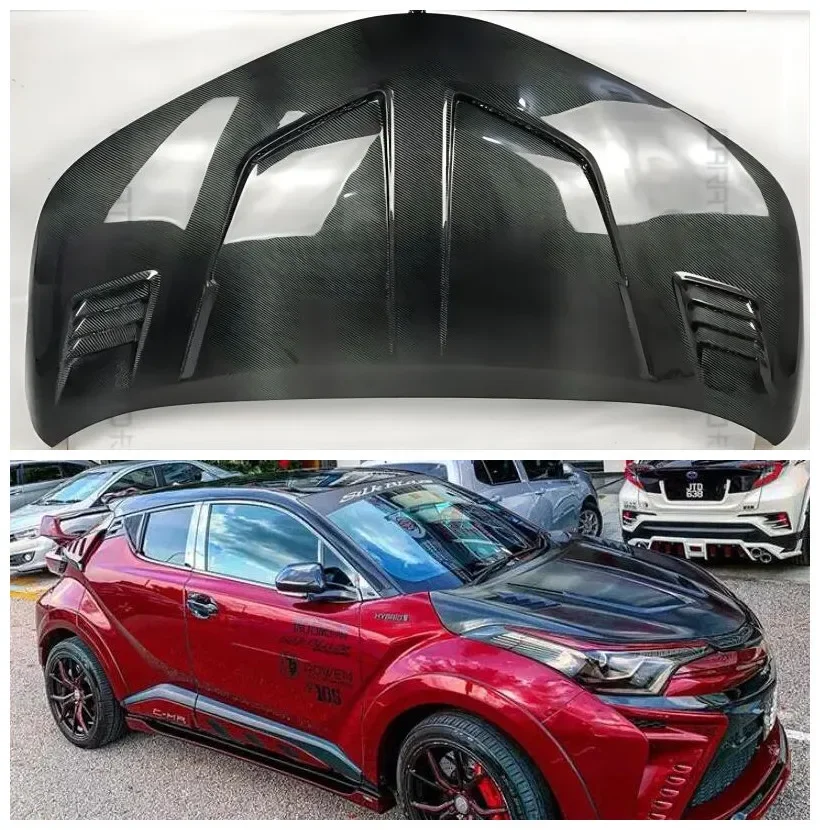 

Передний бампер из углеродного волокна для Toyota CHR 2017 2018 2019 2020 2021 2022