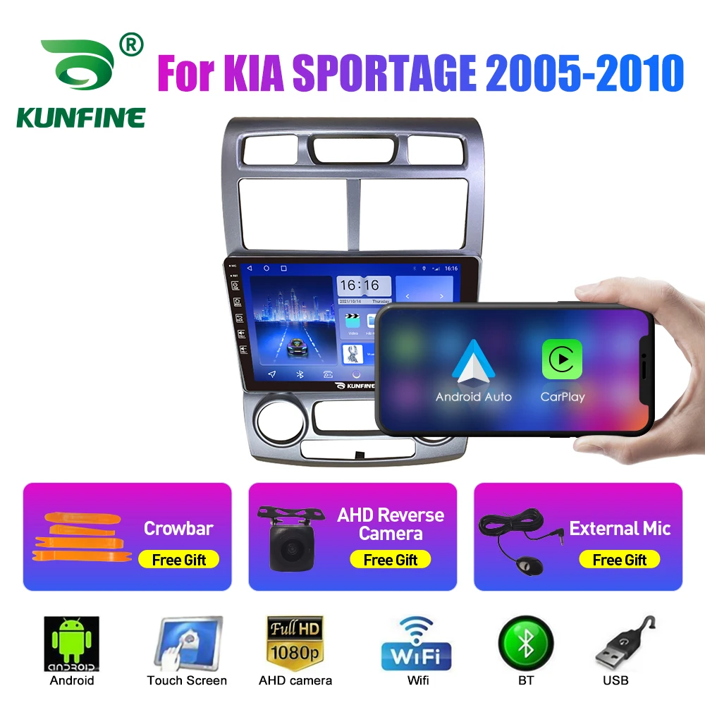 

2Din Android Car Radio For KIA SPORTAGE 2005-2010 Multimedia Video Player GPS Navigation Stereo Audio Head Unit Carplay 4G Wifi