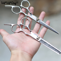 Stainless Steel Scissors for Hair Professional Hairdressing Thinning Scissor Haircut Cutting Shear Barber 6 inch Styling Tool