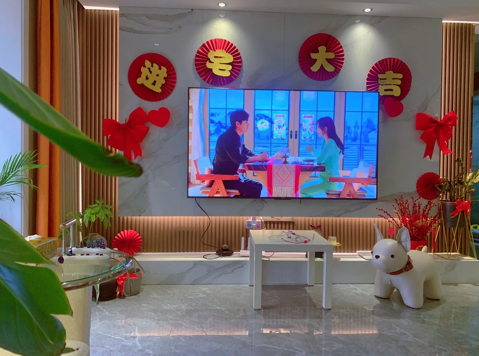 Imagem -06 - Nova Casa Movendo Estufa Piso Decoração Housewarming Presente Casa Sala de Estar Prático