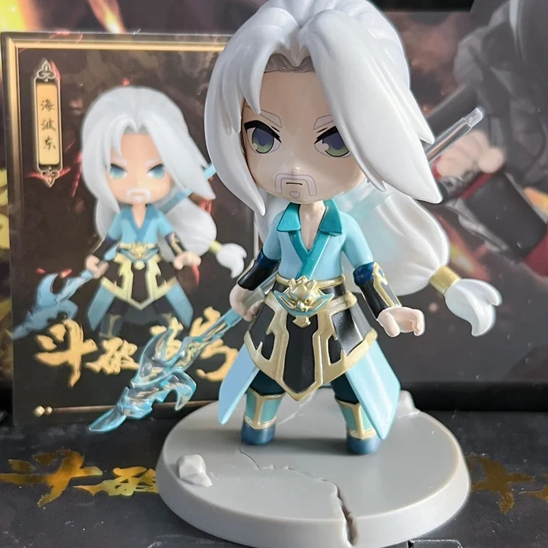 Battle Through the Heavens Actionfigur Blind Box Puppe Xiao Yan Cai Lin Figur Xiao Xun Er Modell Ornament Anime Collection Geschenk