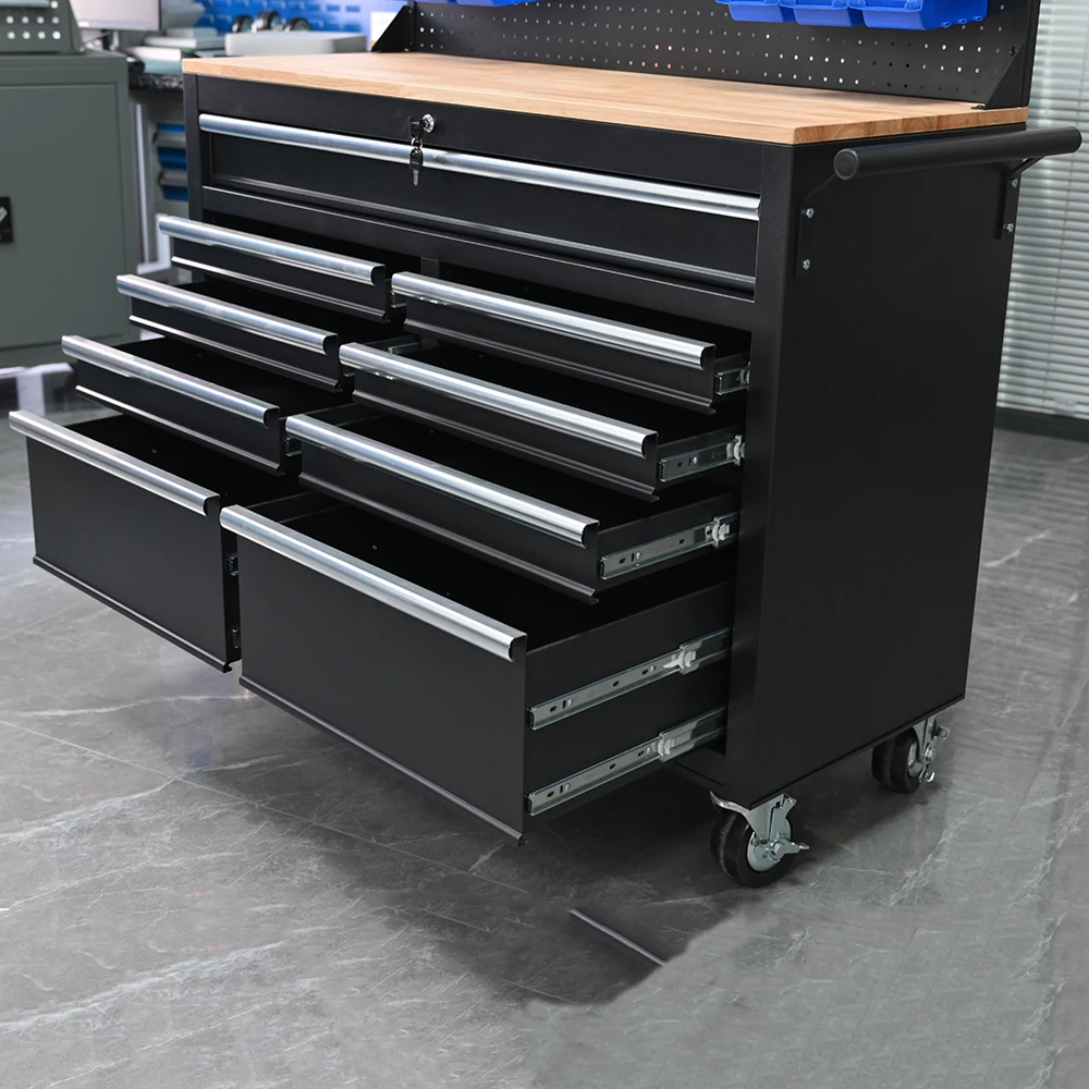 Customized Drawers Mobile Tool Chest Tool Boxes With Wheels Tool Cabinet System For Workshop Auto Repair Storage Drawers Cabinet