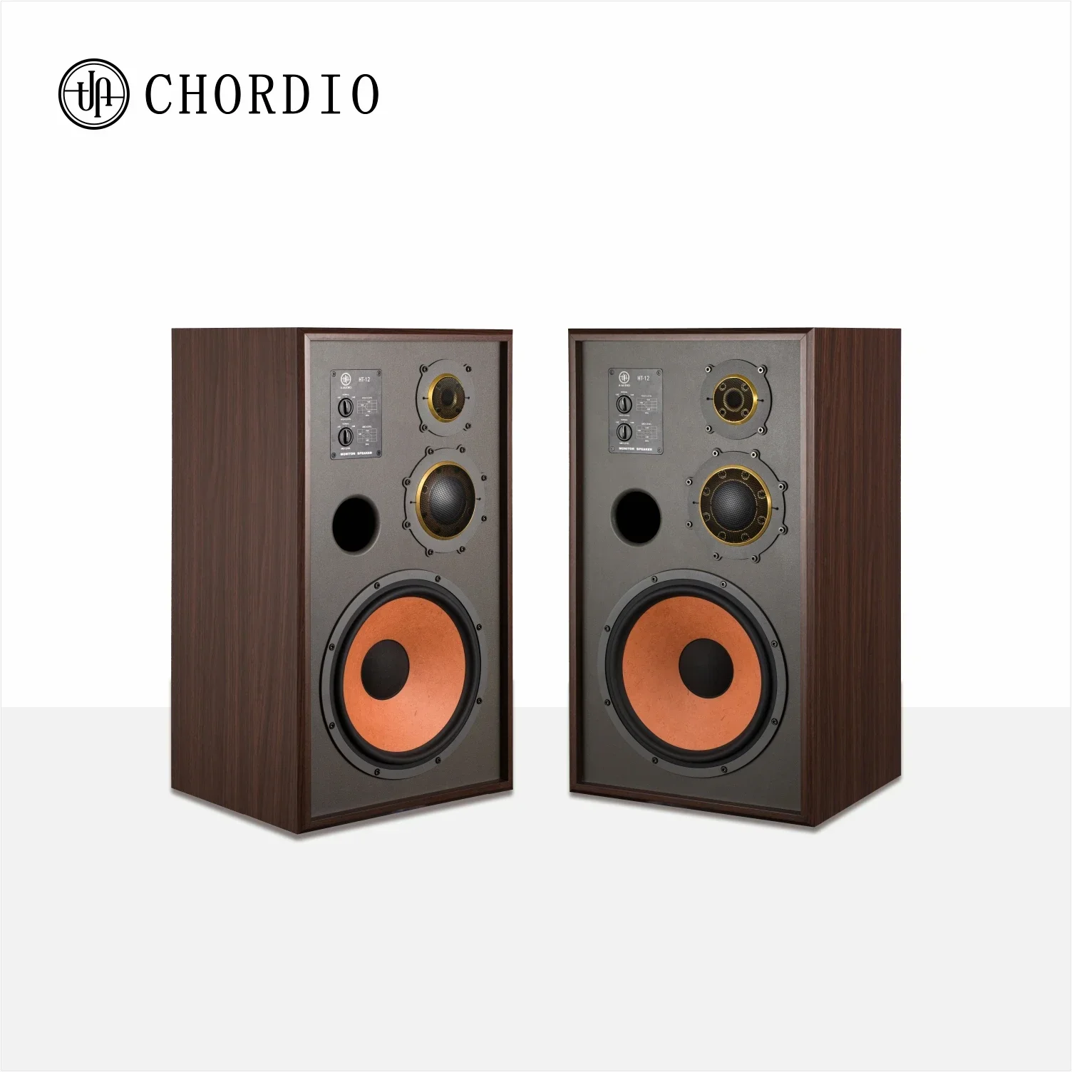 

CHORDIO HT-12 monitoring old floor standing speakers, sound system 31 pieces (starting from 2 units)