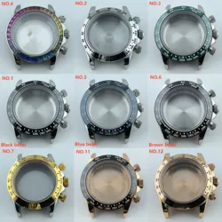 VK63 case Stainless steel high quality Watch case men's chronograph quartz watch suitable for VK63 movement watch accessories