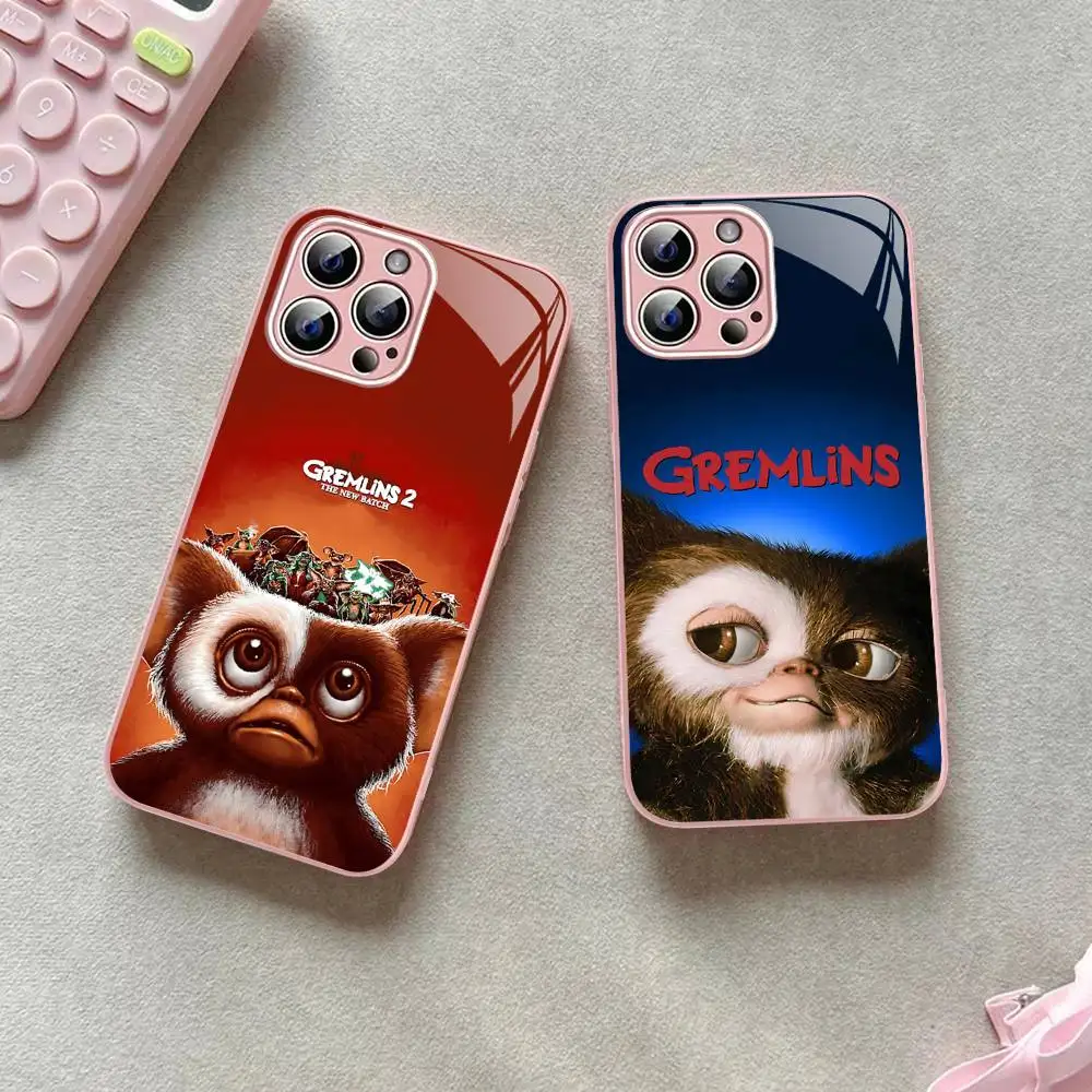 Чехол для телефона G-Gremlins Movie Cartoon из закаленного стекла для Iphone 14 13 12 11 Pro Mini XS MAX 14Plus X XS XR, чехол