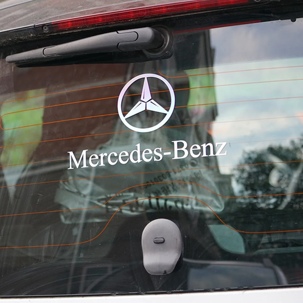 1 pcs Car Rear Windshield sticker For Mercedes Benz AMG G SL GL W203 W204 W126 W140 W168 W169 W176 W177 W205 W212 W213 W220 W221