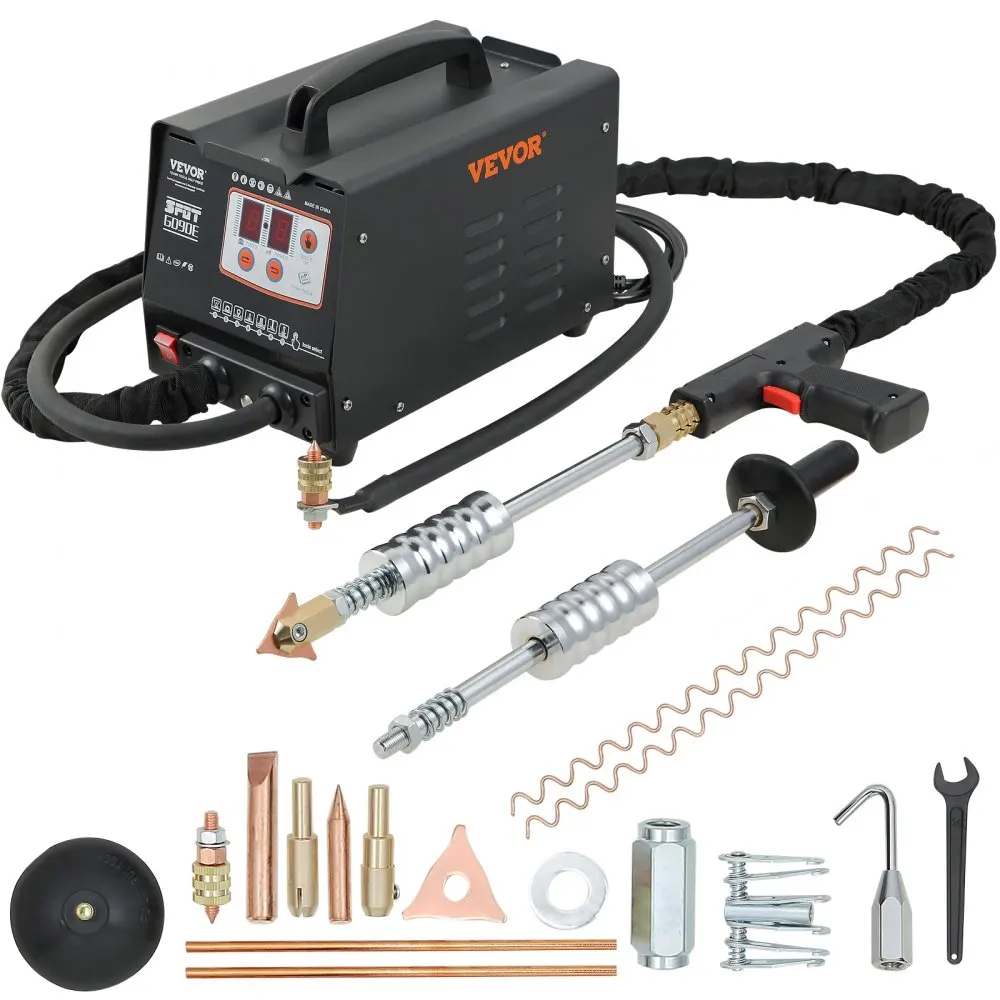 

VEVOR Car Spot Welder Dent Puller 3000W Welder Dent Repair Kit 7 Models Spot Welding Machine For Car Body Dent Repair