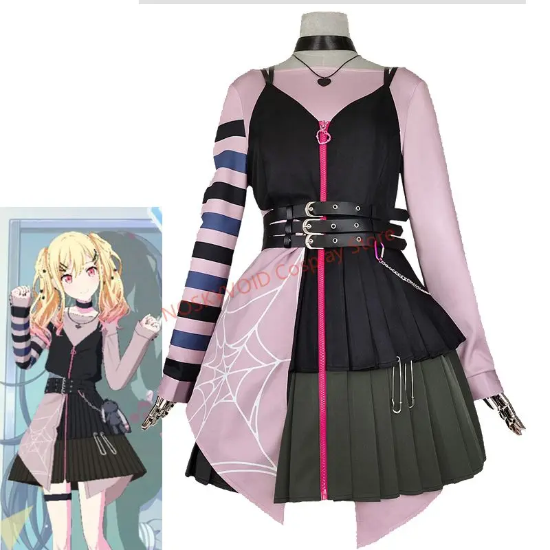 

Leo/need Tenma Saki Cosplay Costume Miku:Colorful Stage! Keyboard Saki's Stage Costumes Halloween Virtual Idol Anime Clothing