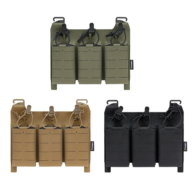 IDOGEAR Tactical KTAR 5.56 Triple Mag Pouch Placard Hook pannello lamellare anteriore 35100