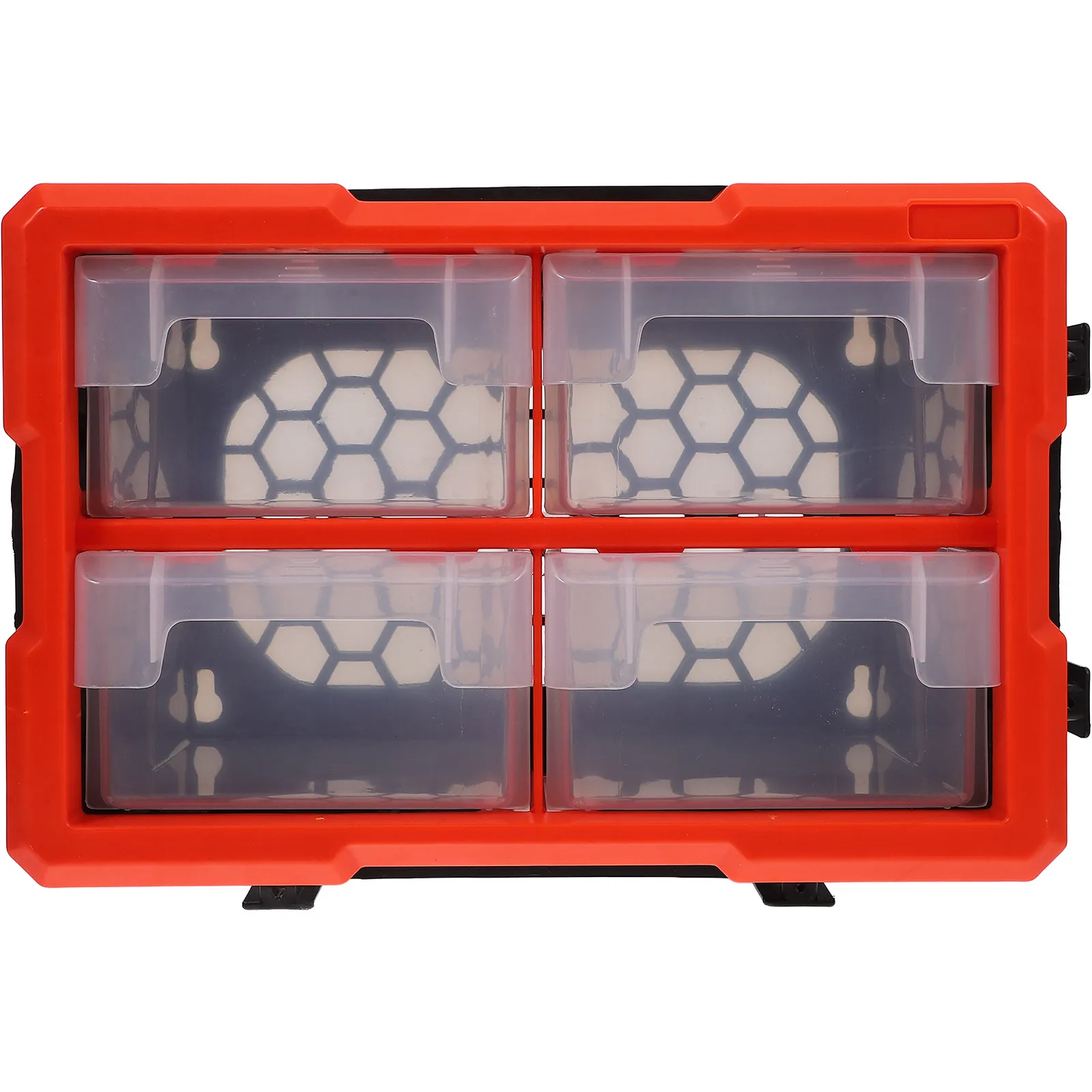 

Electronic Parts Organizer Box with 12 Drawers Transparent Cover Space Saving Portable Design for Screws Nuts Bolts Fasteners