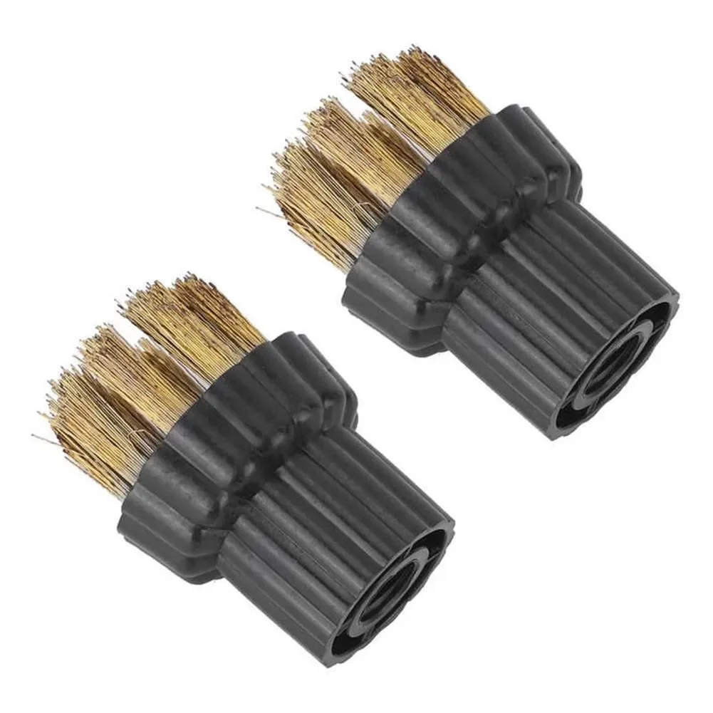 2pcs Steam Cleaner Brass Brush Head Peças de reposição Fit For Steam Mop Acessórios para máquinas de limpeza doméstica