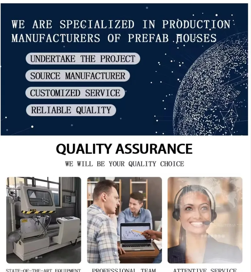 Villa mobile Prefab Sleeping Pod Steel House contro la piccola casa intelligente della Corea del Sud