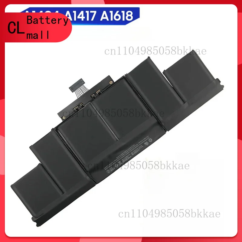 

Laptop Battery For Macbook MacPro A1417 A1398 A1618 MC975 MC976 A1494 8440mAh