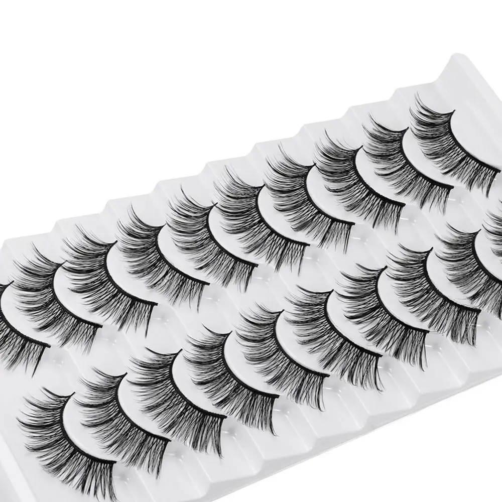 Beauty Full Strip False Eyelashes Handmade Cruelty-free 3D Faux Mink Lash Natrual Long Eye Makeup Tools Eye Lash Extension