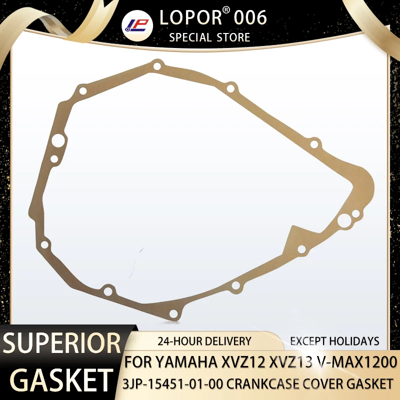 LOPOR Motorcycle Engine Cranks Rods Crankcases Gasket For YAMAHA XVZ1300 XVZ1200 V-MAX1200 VMX12 VMX1200 3JP-15451-01-00