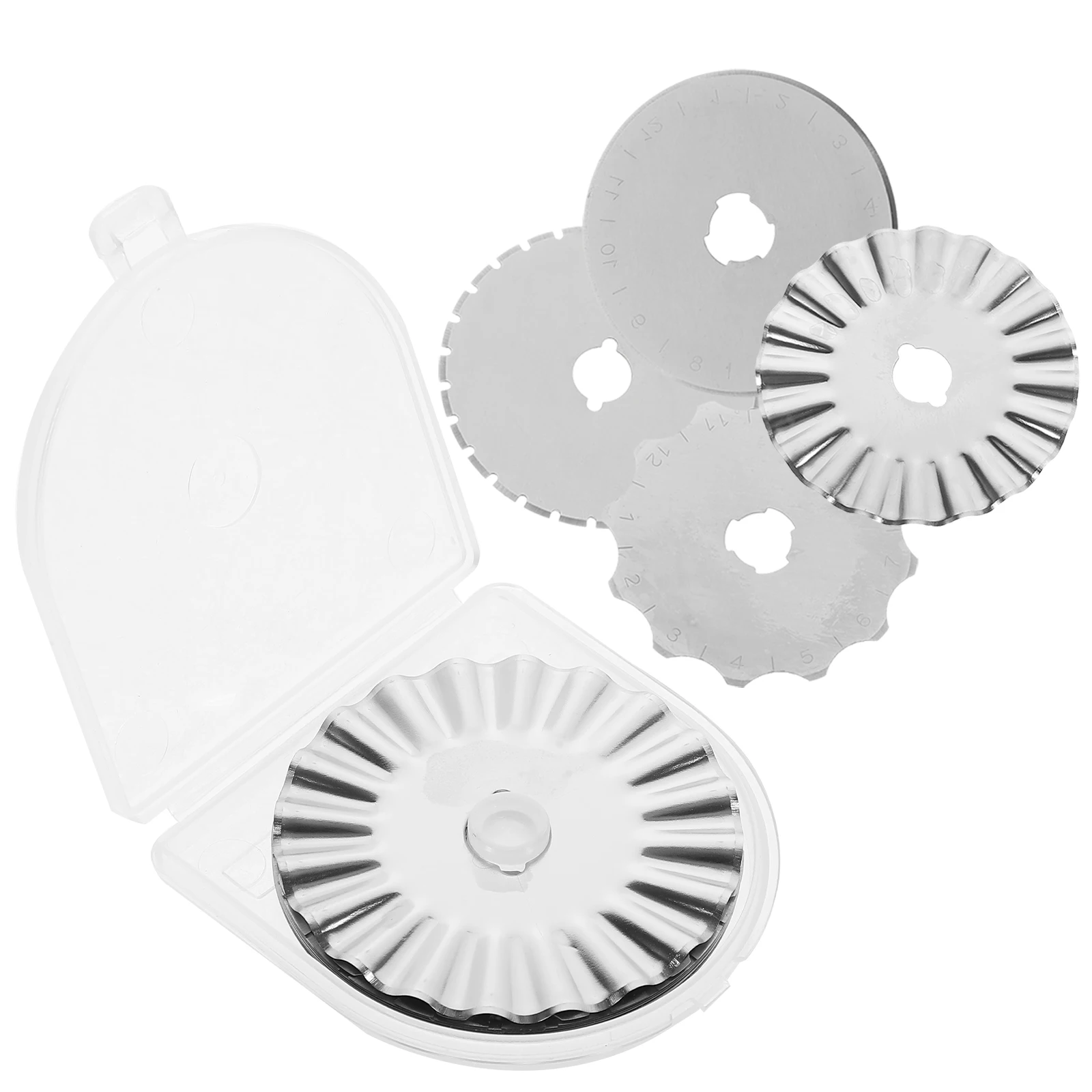 

10Pcs Rotary Cutter Blades 45Mm Fabric Paper Quilting Cutting Replacement Parts Sewing Craft Scrapbook Cutter Accessories