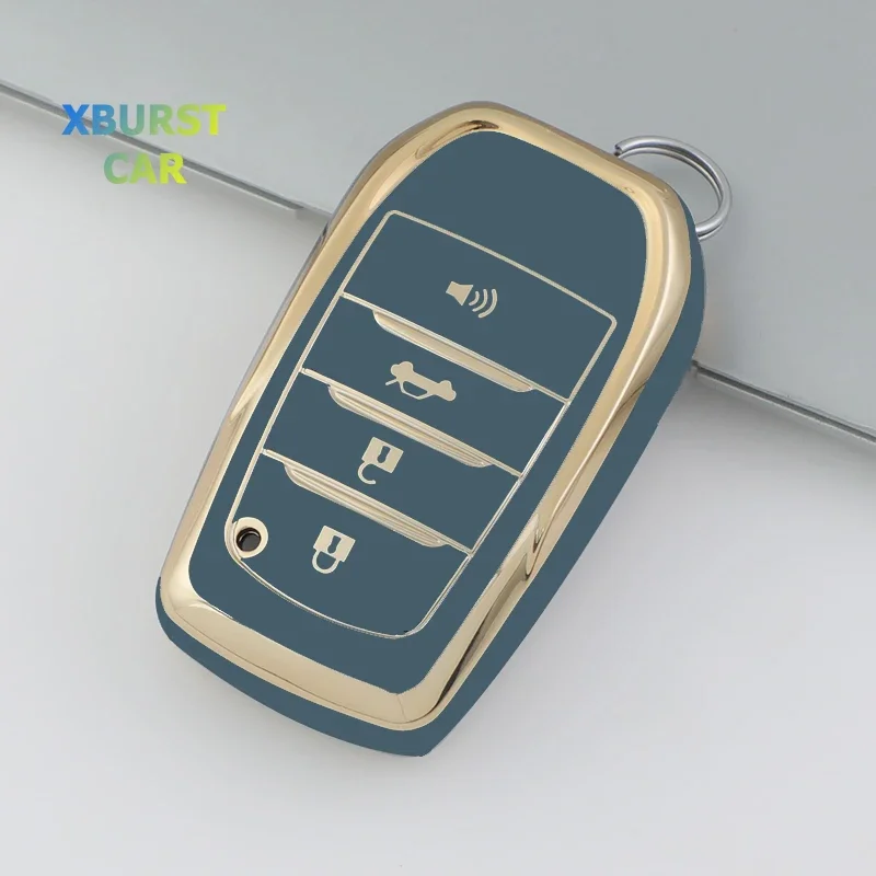 4/5/6 przycisków inteligentne etui na kluczyk samochodowy pokrywa dla Toyota Alphard VELLFIRE 2012 PREVIA 2018 Shell uchwyt na brelok akcesoria ochronne