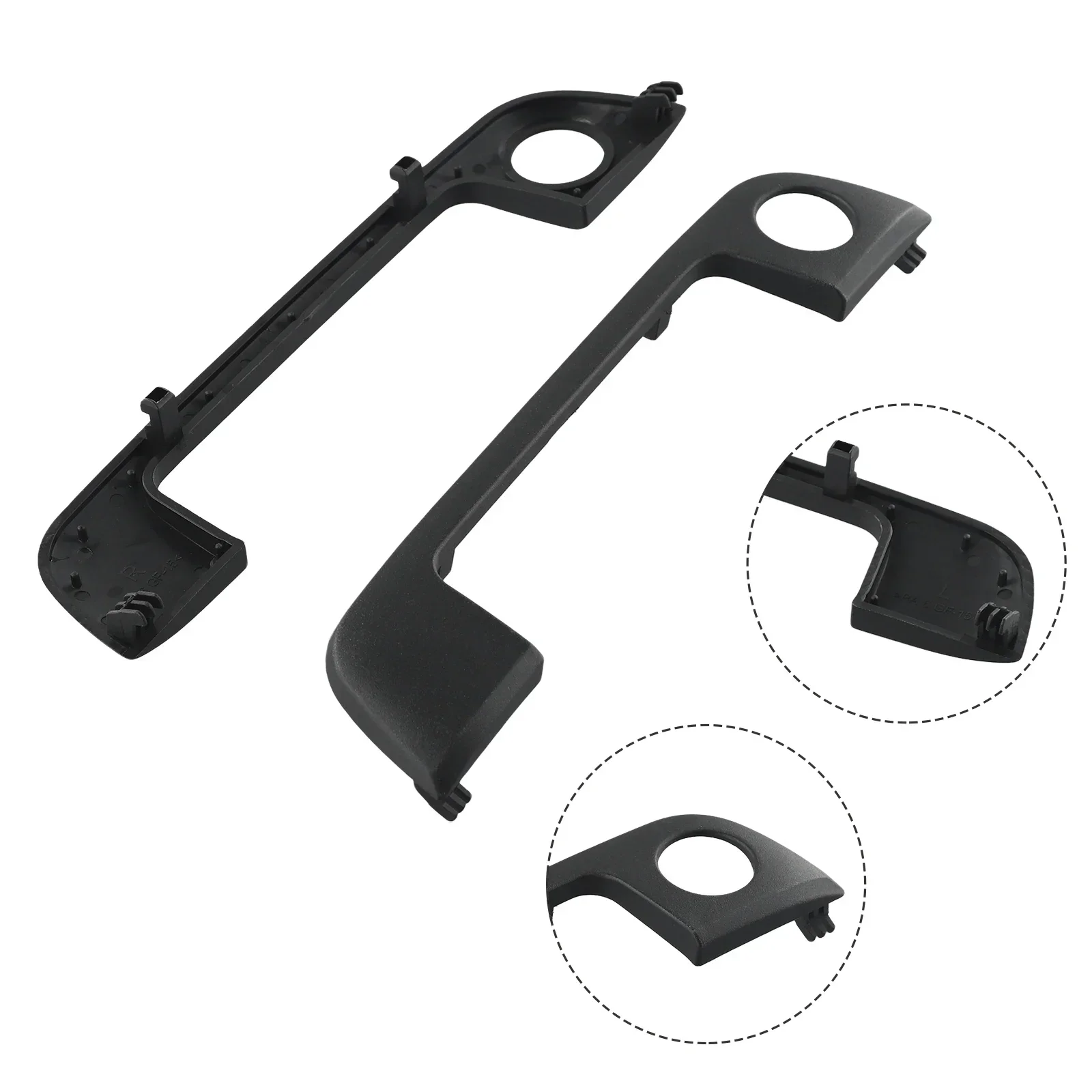 Door Handle Cover w/Seal for BMW Models Front Left and Right Set Directly Replaces Existing Covers for E36 E34 E32 Z3