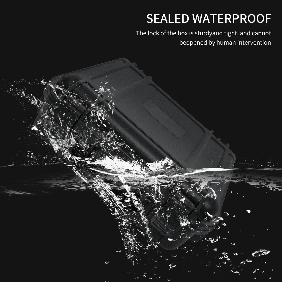 Watch Box Plastic Pelican Case Tool box Waterproof Display Tool Storage Box Watch Storage Watch case Watch Bracket Tool Chest