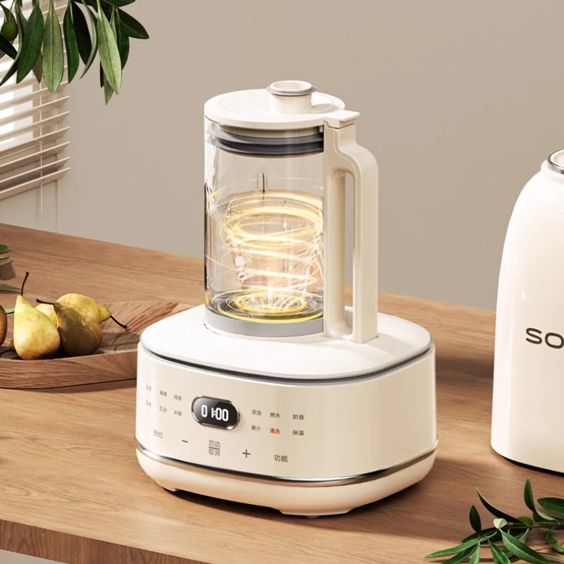 Nueva máquina De interruptor De pared De poco ruido, sin escoria, automática, sin ebullición, máquina De leche De soja, 1,5 l, limpieza automática, Batidora De Vaso