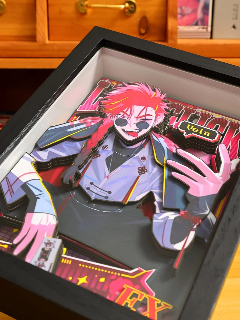 Hot Sales Anime Link Klik 3D Handgemaakte Kunst Schilderij Ader Cartoon Figuur Verzamel Foto Ornamenten Slaapkamer Decora Fans Kerstcadeaus