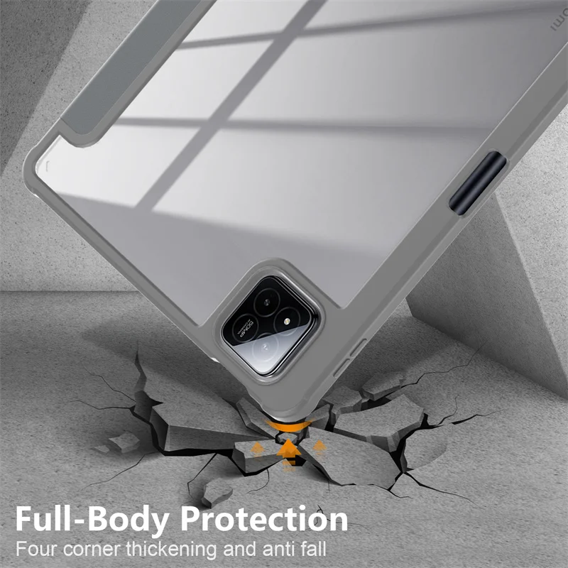 Etui na Poco Pad X1 z uchwytem na rysik, skóra PU, akrylowa tylna obudowa, składane inteligentne etui na Xiaomi Pad 8 / Xiaomi Pad 8 Pro, 11,2 cala — zdjęcie produktu 6
